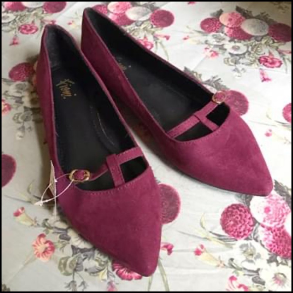✨Fioni Pointed Purple Flats